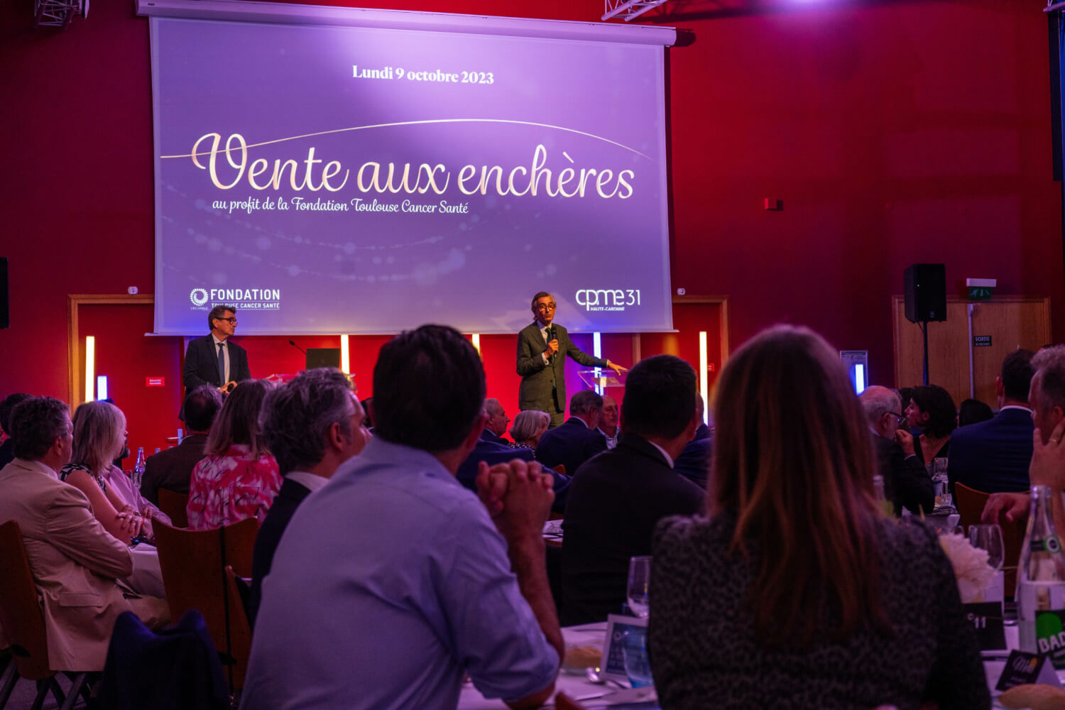 Photographie à la soirée de Gala pour la lutte contre le cancer