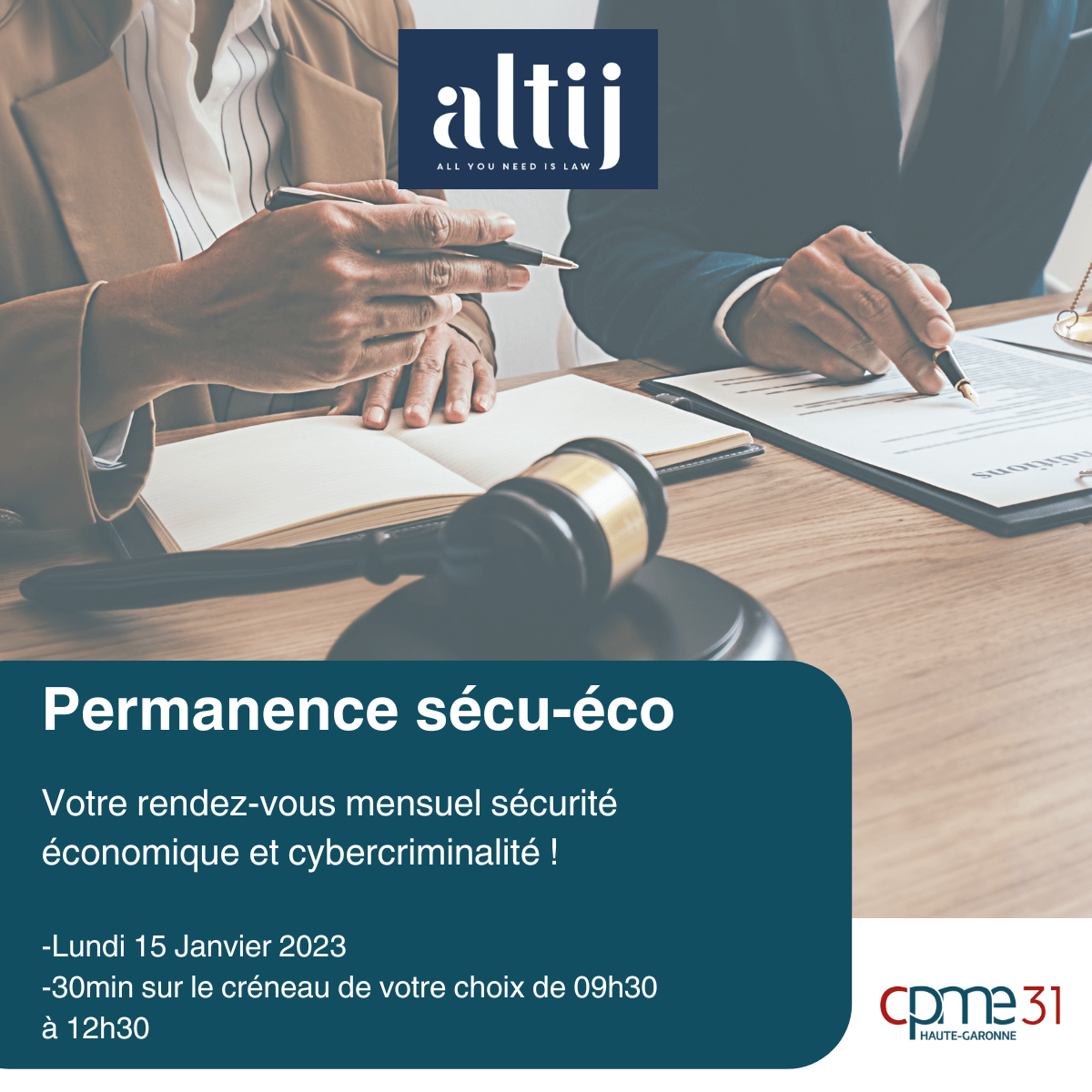 Permanence sécu-éco avec Altij